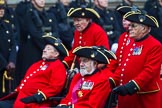 Remembrance Sunday at the Cenotaph 2015: Group B43, Royal Hospital Chelsea.
Cenotaph, Whitehall, London SW1,
London,
Greater London,
United Kingdom,
on 08 November 2015 at 11:45, image #345