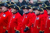 Remembrance Sunday at the Cenotaph 2015: Group B43, Royal Hospital Chelsea.
Cenotaph, Whitehall, London SW1,
London,
Greater London,
United Kingdom,
on 08 November 2015 at 11:45, image #351
