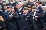 Remembrance Sunday at the Cenotaph 2015: Group B46, Combat Stress.
Cenotaph, Whitehall, London SW1,
London,
Greater London,
United Kingdom,
on 08 November 2015 at 11:46, image #381