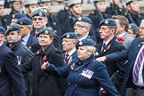 Remembrance Sunday at the Cenotaph 2015: Group C1, Royal Air Forces Association.
Cenotaph, Whitehall, London SW1,
London,
Greater London,
United Kingdom,
on 08 November 2015 at 11:46, image #400