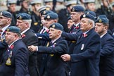 Remembrance Sunday at the Cenotaph 2015: C2, Royal Air Force Regiment Association.
Cenotaph, Whitehall, London SW1,
London,
Greater London,
United Kingdom,
on 08 November 2015 at 11:47, image #418