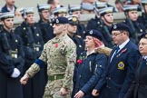 Remembrance Sunday at the Cenotaph 2015: Group C4, Royal Observer Corps Association (Anniversary).
Cenotaph, Whitehall, London SW1,
London,
Greater London,
United Kingdom,
on 08 November 2015 at 11:47, image #441