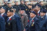 Remembrance Sunday at the Cenotaph 2015: Group C4, Royal Observer Corps Association (Anniversary).
Cenotaph, Whitehall, London SW1,
London,
Greater London,
United Kingdom,
on 08 November 2015 at 11:48, image #449