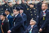 Remembrance Sunday at the Cenotaph 2015: Group C4, Royal Observer Corps Association (Anniversary).
Cenotaph, Whitehall, London SW1,
London,
Greater London,
United Kingdom,
on 08 November 2015 at 11:48, image #453