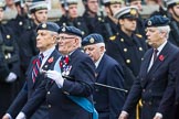 Remembrance Sunday at the Cenotaph 2015: Group C5, National Service (Royal Air Force) Association.
Cenotaph, Whitehall, London SW1,
London,
Greater London,
United Kingdom,
on 08 November 2015 at 11:48, image #456