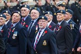 Remembrance Sunday at the Cenotaph 2015: Group C5, National Service (Royal Air Force) Association.
Cenotaph, Whitehall, London SW1,
London,
Greater London,
United Kingdom,
on 08 November 2015 at 11:48, image #461