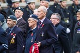 Remembrance Sunday at the Cenotaph 2015: Group C13, Units of the Far East Air Force (New name for 2015, contingents combined).
Cenotaph, Whitehall, London SW1,
London,
Greater London,
United Kingdom,
on 08 November 2015 at 11:49, image #499
