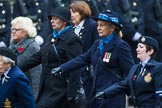 Remembrance Sunday at the Cenotaph 2015: Group C19, WAAF/WRAF/RAF(W).
Cenotaph, Whitehall, London SW1,
London,
Greater London,
United Kingdom,
on 08 November 2015 at 11:50, image #539