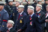 Remembrance Sunday at the Cenotaph 2015: Group C24, Royal Air Force Police Association.
Cenotaph, Whitehall, London SW1,
London,
Greater London,
United Kingdom,
on 08 November 2015 at 11:50, image #563