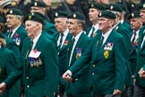 Remembrance Sunday at the Cenotaph 2015: Group D3, Ulster Defence Regiment.
Cenotaph, Whitehall, London SW1,
London,
Greater London,
United Kingdom,
on 08 November 2015 at 11:51, image #593