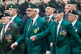 Remembrance Sunday at the Cenotaph 2015: Group D3, Ulster Defence Regiment.
Cenotaph, Whitehall, London SW1,
London,
Greater London,
United Kingdom,
on 08 November 2015 at 11:51, image #598