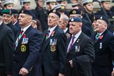 Remembrance Sunday at the Cenotaph 2015: Group D10, South Atlantic Medal Association.
Cenotaph, Whitehall, London SW1,
London,
Greater London,
United Kingdom,
on 08 November 2015 at 11:53, image #633
