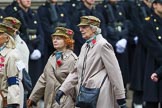 Remembrance Sunday at the Cenotaph 2015: Group D12, First Aid Nursing Yeomanry (Princess Royal's Volunteers Corps).
Cenotaph, Whitehall, London SW1,
London,
Greater London,
United Kingdom,
on 08 November 2015 at 11:53, image #644