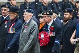 Remembrance Sunday at the Cenotaph 2015: Group D13, Association of Jewish Ex-Servicemen & Women.
Cenotaph, Whitehall, London SW1,
London,
Greater London,
United Kingdom,
on 08 November 2015 at 11:53, image #647