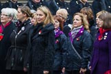 Remembrance Sunday at the Cenotaph 2015: Group D15, War Widows Association.
Cenotaph, Whitehall, London SW1,
London,
Greater London,
United Kingdom,
on 08 November 2015 at 11:54, image #659