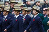 Remembrance Sunday at the Cenotaph 2015: Group D16, Gurkha Brigade Association.
Cenotaph, Whitehall, London SW1,
London,
Greater London,
United Kingdom,
on 08 November 2015 at 11:54, image #674