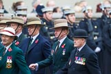 Remembrance Sunday at the Cenotaph 2015: Group D16, Gurkha Brigade Association.
Cenotaph, Whitehall, London SW1,
London,
Greater London,
United Kingdom,
on 08 November 2015 at 11:54, image #691