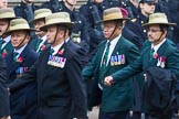 Remembrance Sunday at the Cenotaph 2015: Group D17, British Gurkha Welfare Society.
Cenotaph, Whitehall, London SW1,
London,
Greater London,
United Kingdom,
on 08 November 2015 at 11:54, image #699