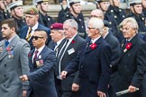 Remembrance Sunday at the Cenotaph 2015: Group F1, Blind Veterans UK.
Cenotaph, Whitehall, London SW1,
London,
Greater London,
United Kingdom,
on 08 November 2015 at 11:57, image #755