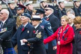 Remembrance Sunday at the Cenotaph 2015: Group F1, Blind Veterans UK.
Cenotaph, Whitehall, London SW1,
London,
Greater London,
United Kingdom,
on 08 November 2015 at 11:57, image #761