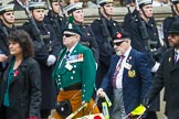Remembrance Sunday at the Cenotaph 2015: Group F1, Blind Veterans UK.
Cenotaph, Whitehall, London SW1,
London,
Greater London,
United Kingdom,
on 08 November 2015 at 11:57, image #765