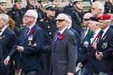 Remembrance Sunday at the Cenotaph 2015: Group F1, Blind Veterans UK.
Cenotaph, Whitehall, London SW1,
London,
Greater London,
United Kingdom,
on 08 November 2015 at 11:57, image #772
