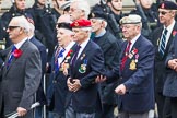 Remembrance Sunday at the Cenotaph 2015: Group F1, Blind Veterans UK.
Cenotaph, Whitehall, London SW1,
London,
Greater London,
United Kingdom,
on 08 November 2015 at 11:57, image #773