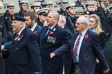 Remembrance Sunday at the Cenotaph 2015: Group F1, Blind Veterans UK.
Cenotaph, Whitehall, London SW1,
London,
Greater London,
United Kingdom,
on 08 November 2015 at 11:57, image #775