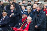 Remembrance Sunday at the Cenotaph 2015: Group E3, Merchant Navy Association.
Cenotaph, Whitehall, London SW1,
London,
Greater London,
United Kingdom,
on 08 November 2015 at 11:59, image #817