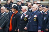 Remembrance Sunday at the Cenotaph 2015: Group E6, HMS Andromeda Association.
Cenotaph, Whitehall, London SW1,
London,
Greater London,
United Kingdom,
on 08 November 2015 at 11:59, image #842