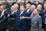 Remembrance Sunday at the Cenotaph 2015: Group E11, HMS Glasgow Association.
Cenotaph, Whitehall, London SW1,
London,
Greater London,
United Kingdom,
on 08 November 2015 at 12:00, image #859
