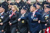 Remembrance Sunday at the Cenotaph 2015: Group E16, Type 42 Association.
Cenotaph, Whitehall, London SW1,
London,
Greater London,
United Kingdom,
on 08 November 2015 at 12:00, image #882