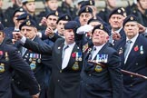 Remembrance Sunday at the Cenotaph 2015: Group E16, Type 42 Association.
Cenotaph, Whitehall, London SW1,
London,
Greater London,
United Kingdom,
on 08 November 2015 at 12:00, image #887