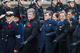 Remembrance Sunday at the Cenotaph 2015: Group E18, Association of WRENS.
Cenotaph, Whitehall, London SW1,
London,
Greater London,
United Kingdom,
on 08 November 2015 at 12:01, image #899
