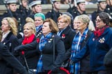 Remembrance Sunday at the Cenotaph 2015: Group E18, Association of WRENS.
Cenotaph, Whitehall, London SW1,
London,
Greater London,
United Kingdom,
on 08 November 2015 at 12:01, image #903