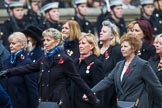 Remembrance Sunday at the Cenotaph 2015: Group E18, Association of WRENS.
Cenotaph, Whitehall, London SW1,
London,
Greater London,
United Kingdom,
on 08 November 2015 at 12:01, image #905