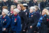 Remembrance Sunday at the Cenotaph 2015: Group E18, Association of WRENS.
Cenotaph, Whitehall, London SW1,
London,
Greater London,
United Kingdom,
on 08 November 2015 at 12:01, image #909