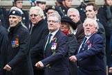 Remembrance Sunday at the Cenotaph 2015: Group E32, Fleet Air Arm Armourers Association.
Cenotaph, Whitehall, London SW1,
London,
Greater London,
United Kingdom,
on 08 November 2015 at 12:03, image #975