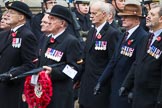 Remembrance Sunday at the Cenotaph 2015: Group F5, Queen's Bodyguard of The Yeoman of The Guard.
Cenotaph, Whitehall, London SW1,
London,
Greater London,
United Kingdom,
on 08 November 2015 at 12:04, image #1025