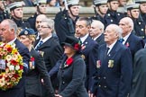 Remembrance Sunday at the Cenotaph 2015: Group F16, National Gulf Veterans & Families Association.
Cenotaph, Whitehall, London SW1,
London,
Greater London,
United Kingdom,
on 08 November 2015 at 12:06, image #1087