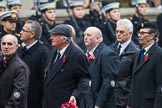 Remembrance Sunday at the Cenotaph 2015: Group F22, Showmens' Guild of Great Britain.
Cenotaph, Whitehall, London SW1,
London,
Greater London,
United Kingdom,
on 08 November 2015 at 12:06, image #1120