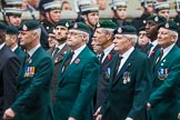 Remembrance Sunday at the Cenotaph 2015: Group A2, Royal Green Jackets Association.
Cenotaph, Whitehall, London SW1,
London,
Greater London,
United Kingdom,
on 08 November 2015 at 12:08, image #1166