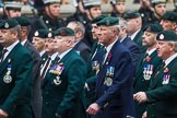 Remembrance Sunday at the Cenotaph 2015: Group A2, Royal Green Jackets Association.
Cenotaph, Whitehall, London SW1,
London,
Greater London,
United Kingdom,
on 08 November 2015 at 12:08, image #1167