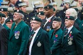 Remembrance Sunday at the Cenotaph 2015: Group A2, Royal Green Jackets Association.
Cenotaph, Whitehall, London SW1,
London,
Greater London,
United Kingdom,
on 08 November 2015 at 12:08, image #1172