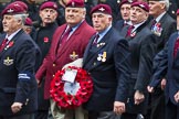 Remembrance Sunday at the Cenotaph 2015: Group A3, Parachute Regimental Association.
Cenotaph, Whitehall, London SW1,
London,
Greater London,
United Kingdom,
on 08 November 2015 at 12:08, image #1186