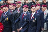 Remembrance Sunday at the Cenotaph 2015: Group A3, Parachute Regimental Association.
Cenotaph, Whitehall, London SW1,
London,
Greater London,
United Kingdom,
on 08 November 2015 at 12:08, image #1187