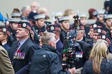 Remembrance Sunday at the Cenotaph 2015: Group A4, King's Own Scottish Borderers.
Cenotaph, Whitehall, London SW1,
London,
Greater London,
United Kingdom,
on 08 November 2015 at 12:09, image #1208