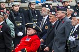 Remembrance Sunday at the Cenotaph 2015: Group A6, Gordon Highlanders Association.
Cenotaph, Whitehall, London SW1,
London,
Greater London,
United Kingdom,
on 08 November 2015 at 12:10, image #1221