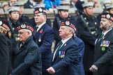 Remembrance Sunday at the Cenotaph 2015: Group A7, Argyll & Sutherland Highlanders Regimental Association.
Cenotaph, Whitehall, London SW1,
London,
Greater London,
United Kingdom,
on 08 November 2015 at 12:10, image #1225
