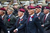 Remembrance Sunday at the Cenotaph 2015: Group A13, Guards Parachute Association.
Cenotaph, Whitehall, London SW1,
London,
Greater London,
United Kingdom,
on 08 November 2015 at 12:11, image #1277